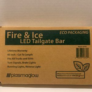 Fire & Ice LED tailgate Bar by Plasmaglow.  60 inch
